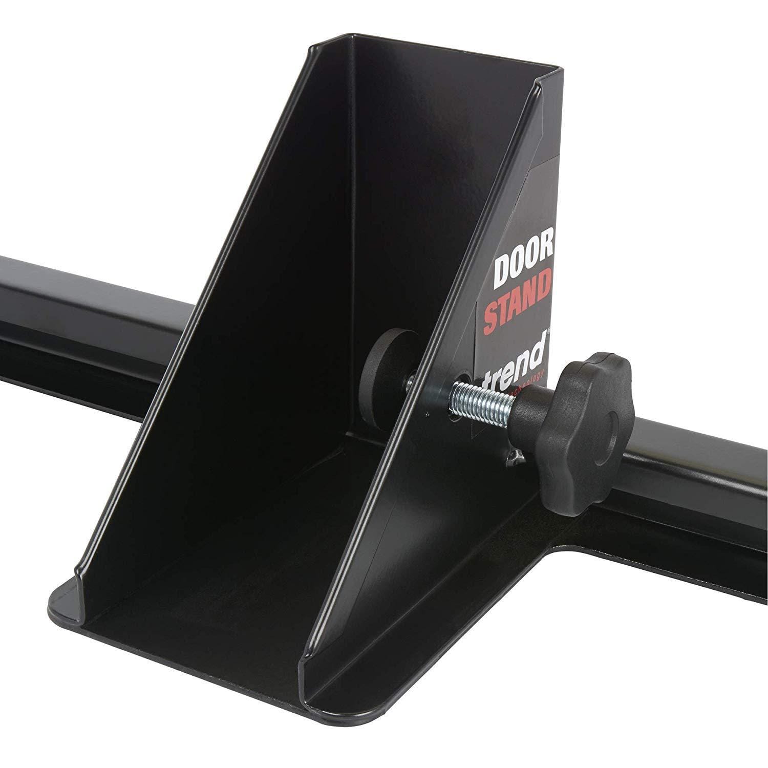 Durable door holder stand tool designed for easy door installation and alignment during setup.