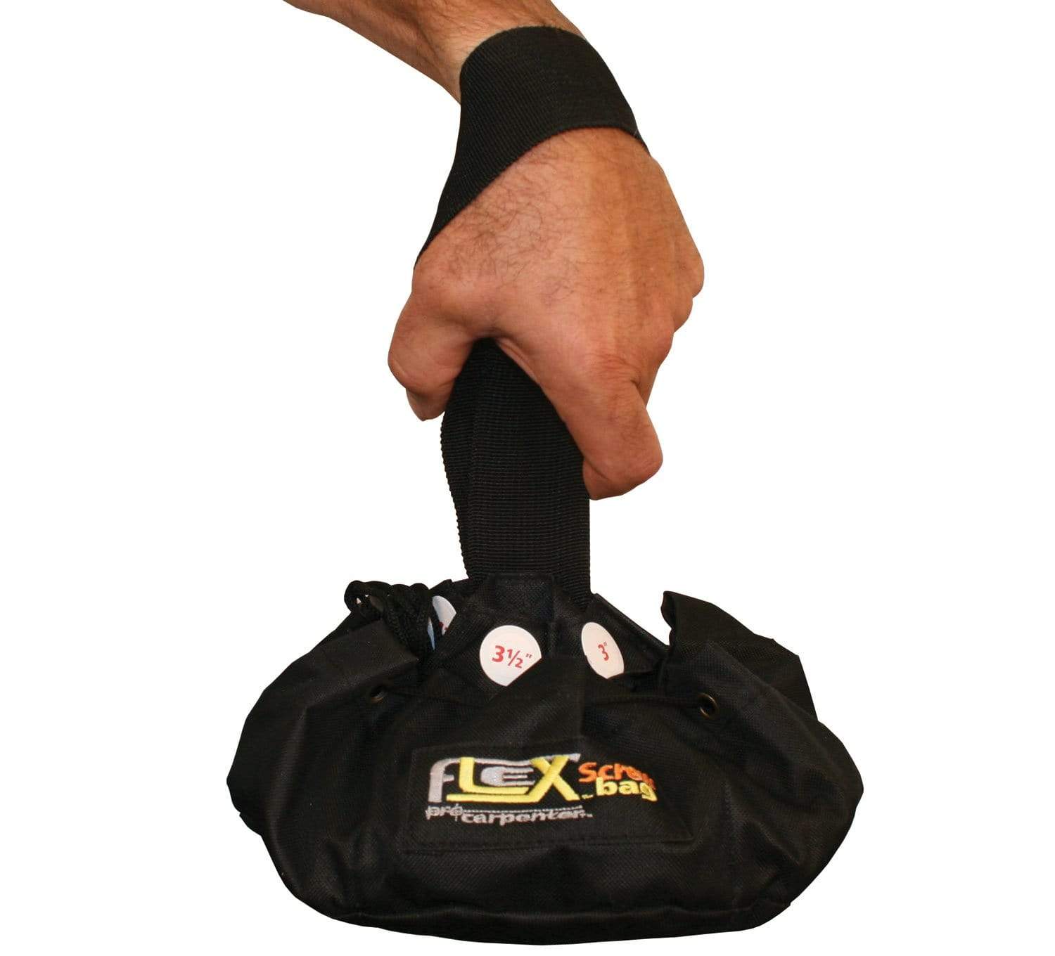 Flex Screw Bag for organizing screws, available in round or square shapes, designed for easy handling and storage.