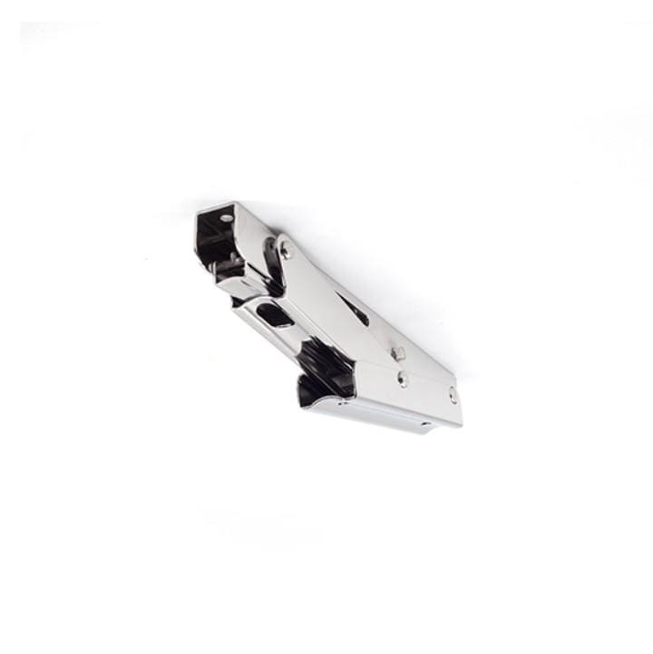 Stainless steel folding shelf bracket, available in multiple sizes, sold individually for versatile shelving solutions.