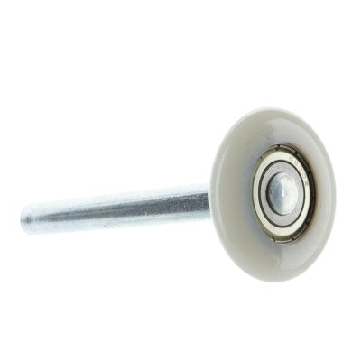 2-inch nylon garage door roller with precision bearing, available in multiple sizes, sold individually for easy replacement.