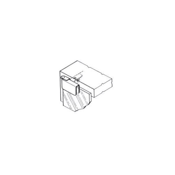 High-quality clip-on glass door hinges in various sizes and finishes, designed for inset applications, sold in a 2-pack.