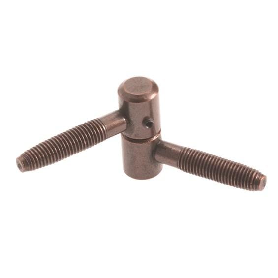 Heavy-duty knock-in lift-off hinge with 1.5-inch size and 9/16-inch barrel diameter, available in multiple finishes.