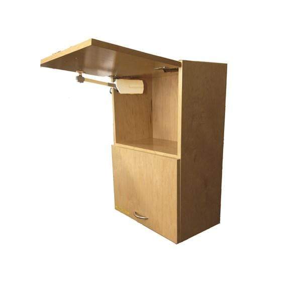 Heavy-duty soft close lid support for cabinets, 15.75 inches long, supports lids up to 12 lbs, sold individually.
