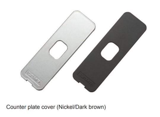 Heavy duty recessed door damper for interior swinging doors, available in multiple finishes, sold individually.