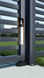 Invisible Built-In Hydraulic Gate Closer - For Square Gate Frames 2" Inches to 2-1/2" Inches - Black Finish - Sold Individually