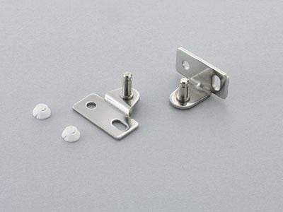 Mounting brackets for ultra mini lid stays made of 304 stainless steel, sold as a set with screws included.