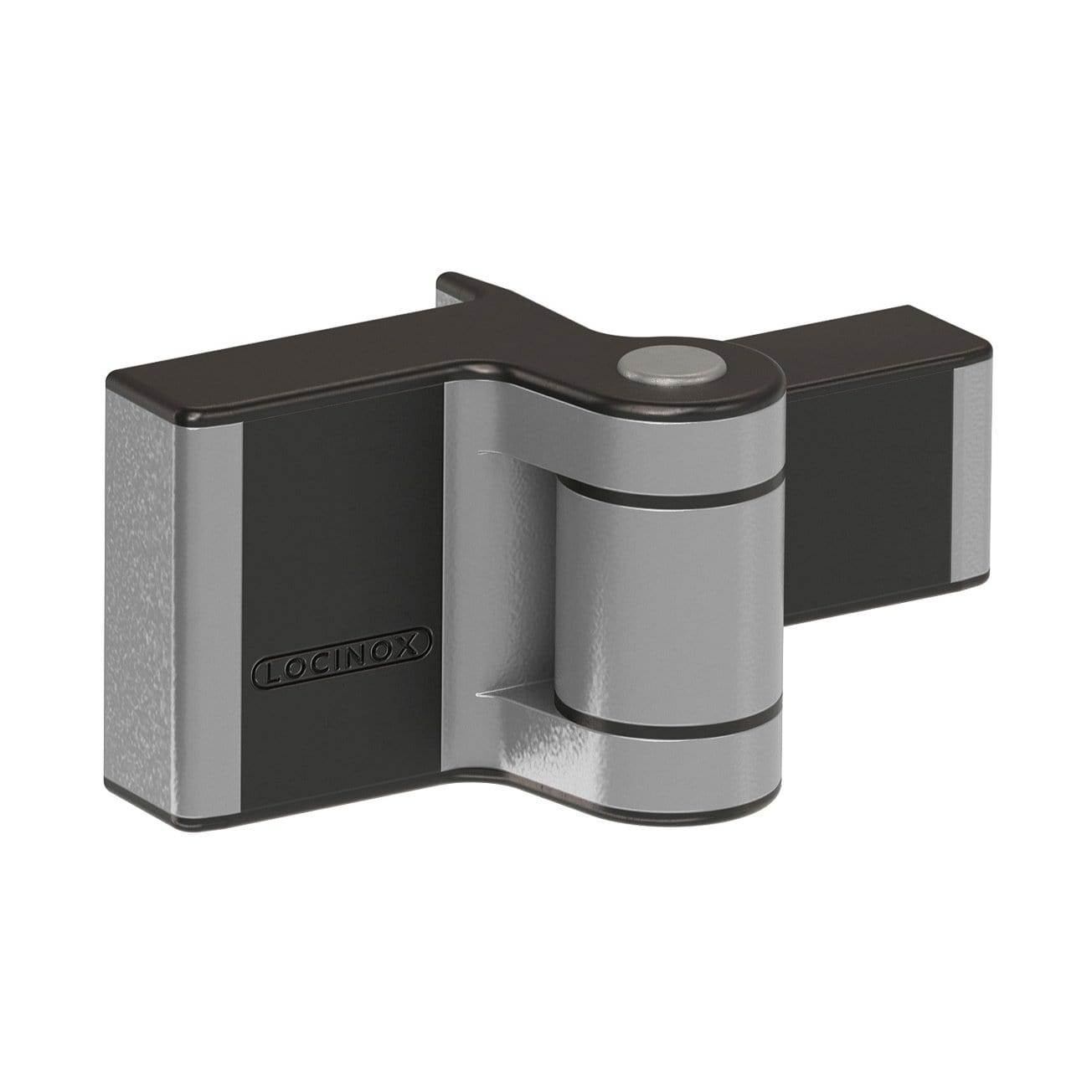 Locinox Puma - Compact 2-Way Adjustable 180° Surface Mounted Gate Hinges - For Gates Up To 132 Lb - Multiple Finishes Available - 2 Pack