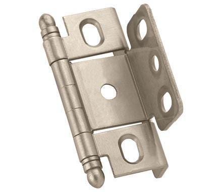 Full Wrap Inset Cabinet Hinges - 3/4 Inch Thick Door - 2 1/2 x 1 5/8 -  Multiple Finishes - Sold Individually