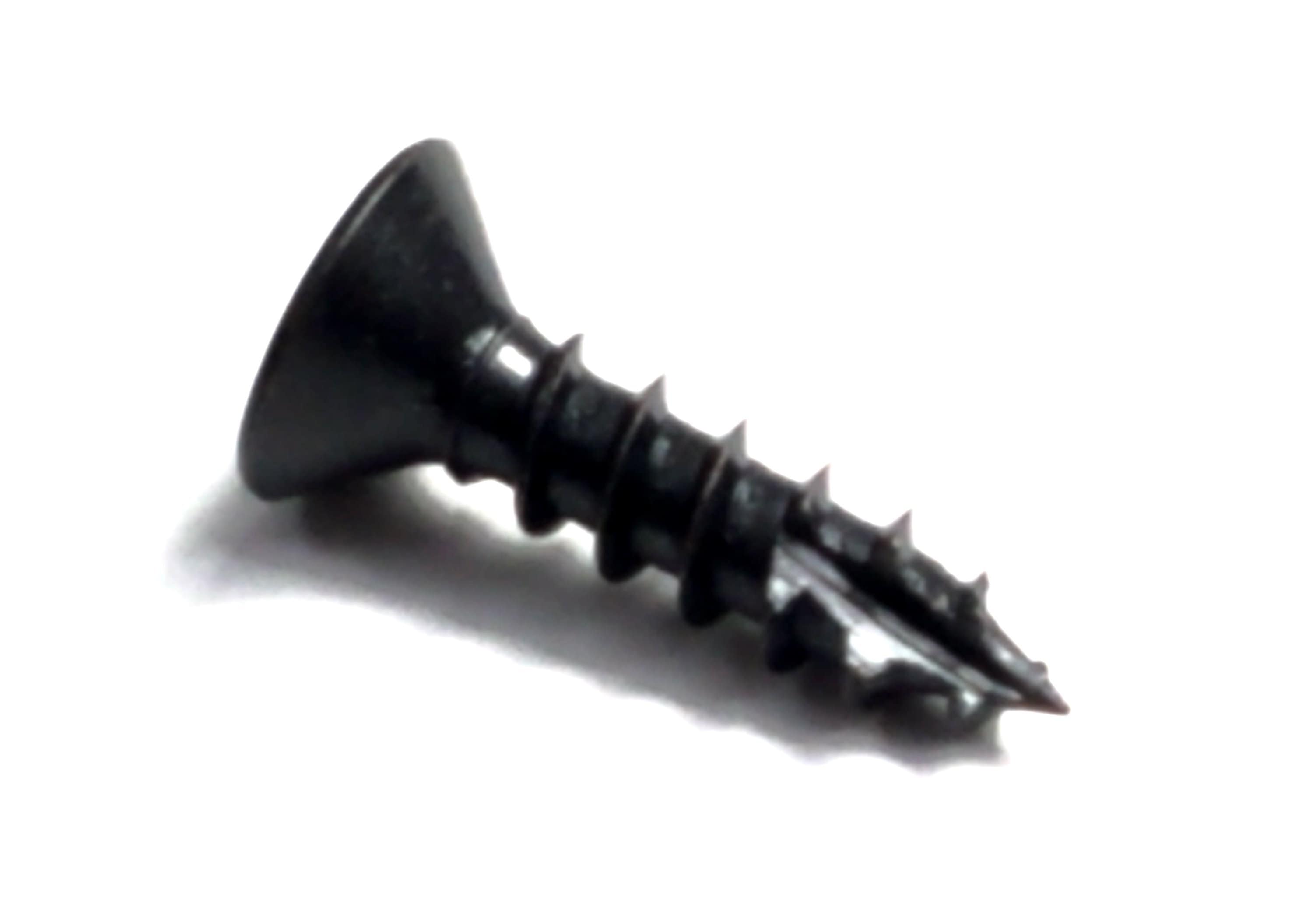 Oil rubbed bronze fly cut wood screw for door hinges, #9 size, 3/4 inch length, ideal for secure fastening.