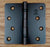 Residential Penrod Ball Bearing Hinges - 4 Inch With 1/4 Inch Radius Corner - Oil Rubbed Bronze - 3 Pack