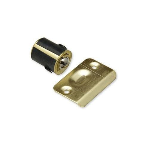 Ball Catch - Drive In Type - Polished Brass - Ball Catch - 1