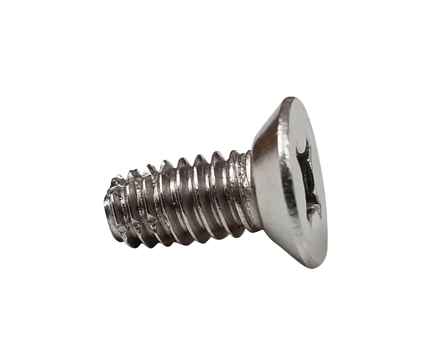 #12-24 X ½ inch machine screw designed for 4.5 inch commercial hinges, available in multiple finishes.