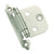 Self-Closing Face Mount Variable Overlay Cabinet Hinges - 2 3/4" x 1 3/4" - Multiple Finishes - 2 Pack