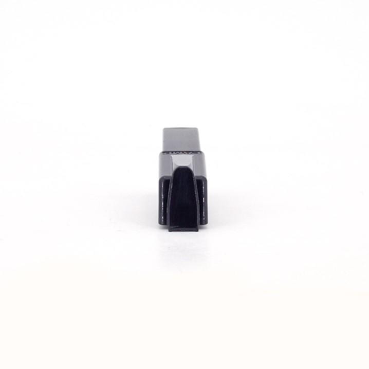 Black soft close damper for S-ATJ and S-ATJD lid stays, sold individually, designed for smooth lid operation.