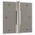 Squeak Free Interior Door Hinges - 3.5" Inch Square - Multiple Finishes Available - 3 Pack