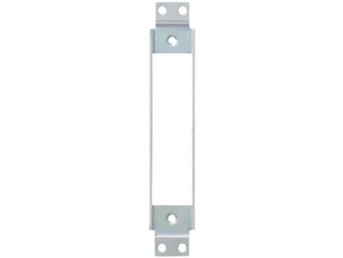 Steel mounting bracket for concealed hinges, zinc finish, designed for doors or frames, sold individually.