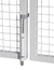 Surface Mounted Drop Bolt For Gates - Aluminum Bolt - For Minimum Profile 1-1/2" - Multiple Finishes - Sold Individually