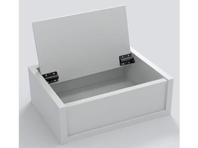 Soft-close torque hinges for cabinets, available in multiple finishes, sold in pairs for smooth lid operation.