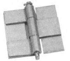 Aluminum butt hinge for trucks and trailers, 4 3/4" x 5", mill finish, sold individually for durable applications.