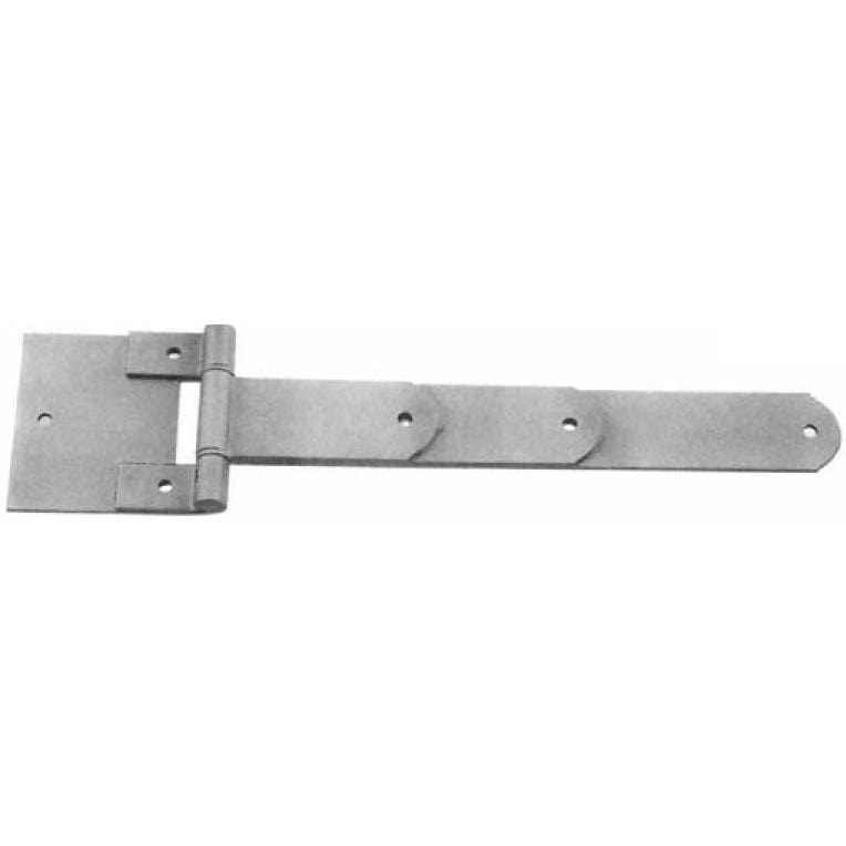 Layered laminated stainless steel square corner truck trailer hinge, available in multiple sizes, sold individually.