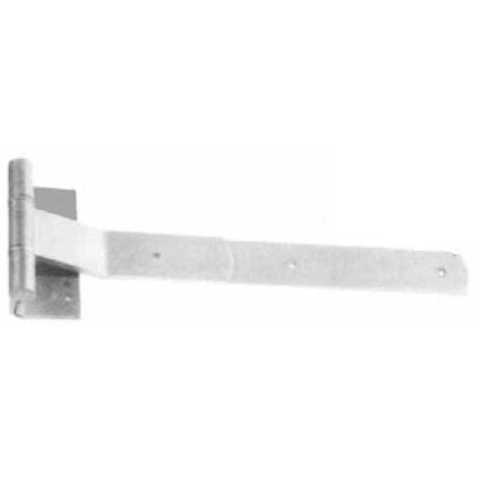 Stainless steel 16-inch truck trailer hinge for rear doors, available in multiple offsets, sold individually.