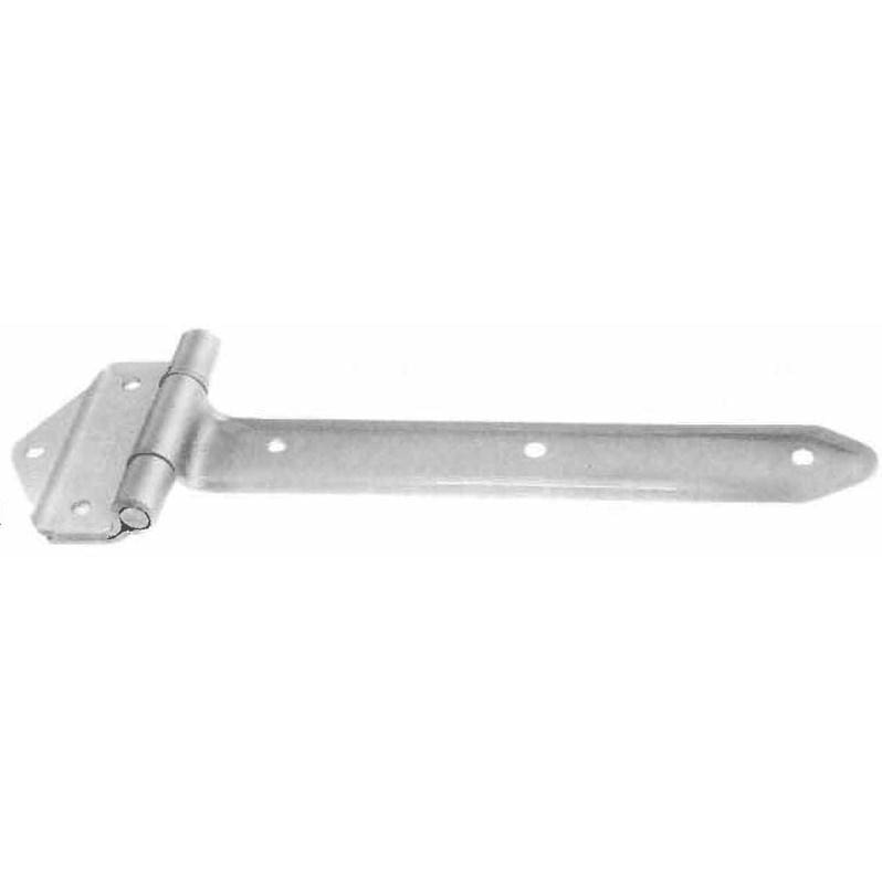 Embossed stainless steel truck and trailer hinge, available in multiple sizes, sold individually for durable use.