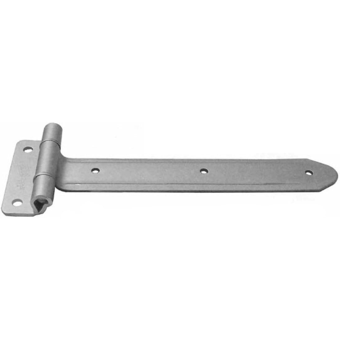 Embossed stainless steel truck and trailer hinge for side and rear doors, available in multiple sizes, sold individually.