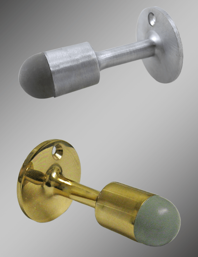 Wall Door Stop - Heavy Duty Commercial Grade - 3 5/8" Inches - Multiple Finishes Available - Sold Individually