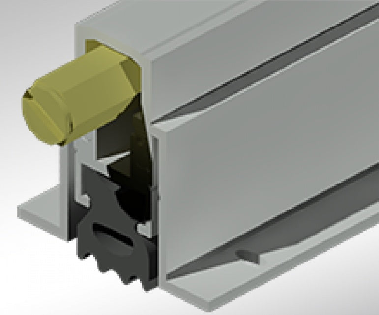 Heavy duty automatic door bottom weather strip seal in multiple sizes and finishes, designed for mortised installation.