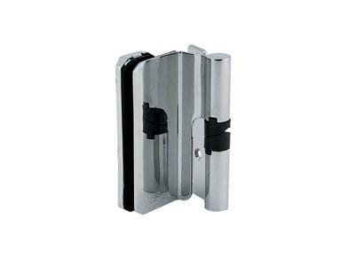 Self-closing stainless steel glass door hinges by Sugatsune, sold in a 2-pack for secure and stylish installations.