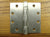 4 1/2" x 4 1/2" with square corners Satin Nickel Commercial Ball Bearing Hinge- Sold in Pairs - Commercial Ball Bearing Hinges