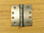 4" x 4" with Square Corners Antique Nickel Commercial Ball Bearing Hinge - Sold in Pairs - Commercial Ball Bearing Hinges