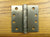 4" x 4" with Square Corners Commercial Ball Bearing Hinges - Multiple Finishes - Sold in Pairs - Commercial Ball Bearing Hinges Antique Brass - 5