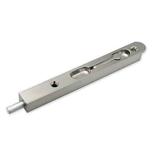 7" x 3/4 in. Flush Bolt Satin Nickel Finish - Flush Bolt