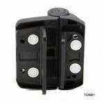 Multi-Adjustable Gate Spring Hinge - Black For Gate Gap (1/4" - 7/8") TCAMA1 For Metal, Vinyl or Wood Gates - Gate Hinges and Hardware - 2