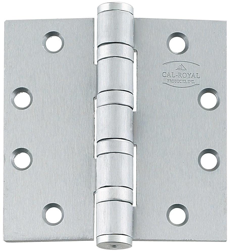 Heavy Weight 4 Ball Bearing Stainless Steel Hinges Full Mortise - Commercial - Multiple Sizes - Sold in Sets of 3 - Stainless Steel Hinges, Commercial Ball Bearing 4.5 inch x 4 inch - 1