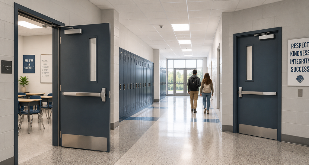School & Educational Facility Door Hardware — Commercial Hinges ...