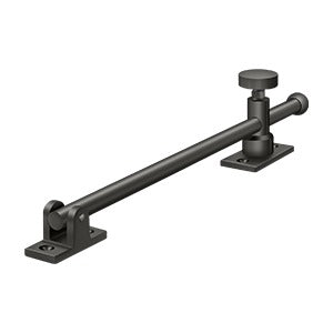 Adjustable window casement stay adjuster in various sizes and finishes, sold individually for secure window positioning.