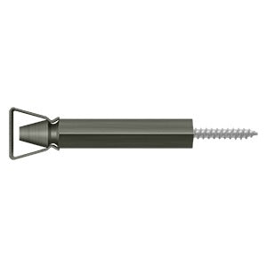 Shutter door holder available in various sizes and finishes, sold individually for secure door positioning.