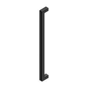 Sleek contemporary single side pull handle available in various sizes and finishes, sold individually for cabinets or doors.