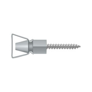 Shutter door holder in various sizes and finishes, designed for secure door positioning, sold individually.