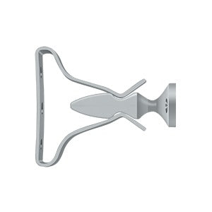 Shutter door holder in 2-3/4 inch size, available in multiple finishes, sold individually for secure door positioning.