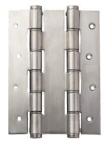 Double action spring hinge in stainless steel, available in multiple sizes for versatile applications.