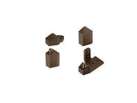 Old Castle style pivot door hinges for metal frame doors, suitable for 1/8" recessed or face frame applications.