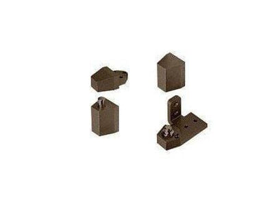 Pivot Door Hinges Old Castle Style - Offset For Metal Frame Doors - 1/8" Recessed Or Face Frame Applications