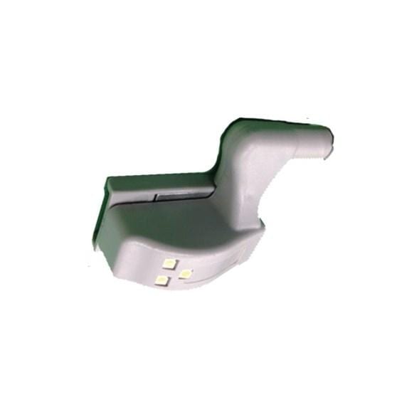 Battery-operated LED cabinet hinge light for concealed hinges, sold in a convenient two-pack for easy installation.
