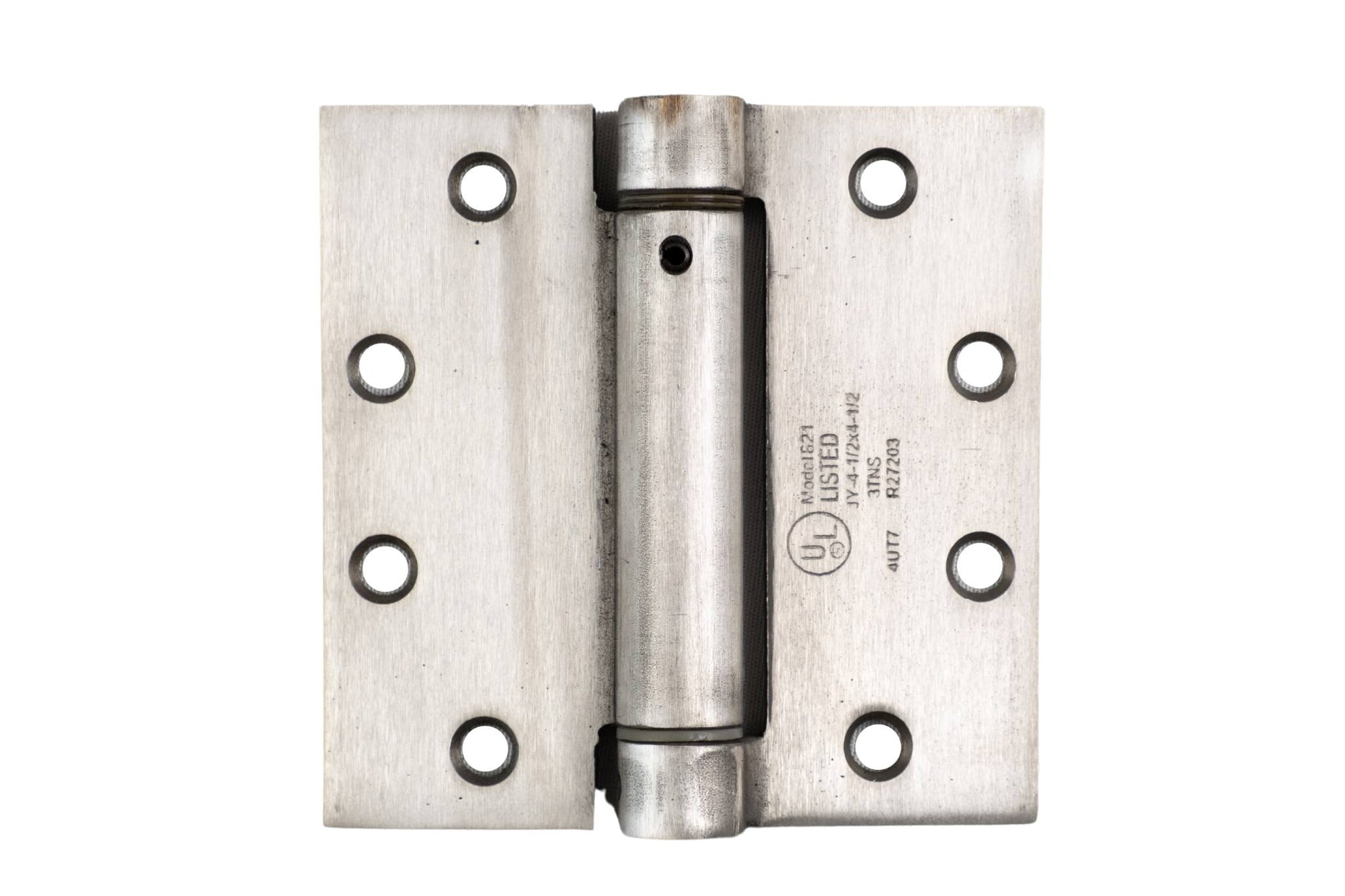 316 Grade Commercial Stainless Steel Spring Hinges - 4 1/2" Square - 2 Pack