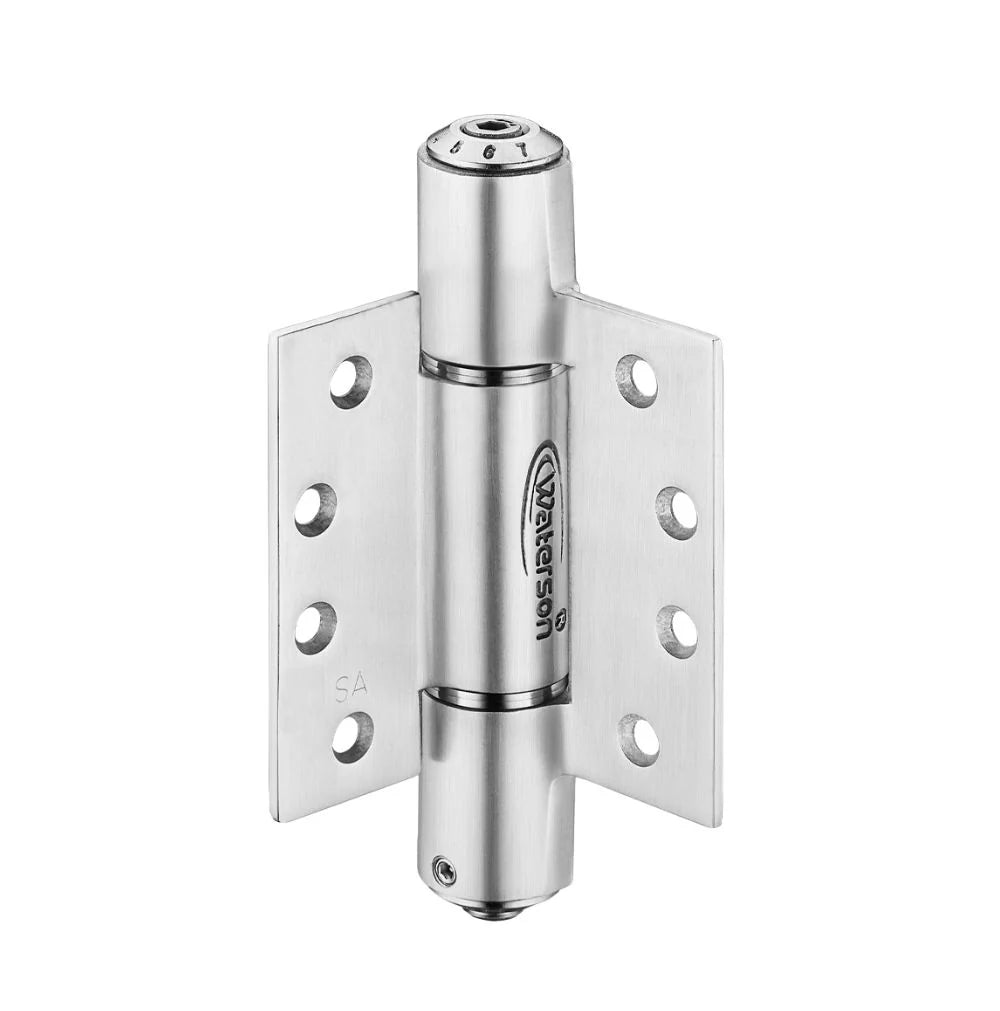 Heavy duty self-closing spring hinge, 4"x4", full mortise, 304 stainless steel, for 1-3/4" thick doors up to 260 lbs.