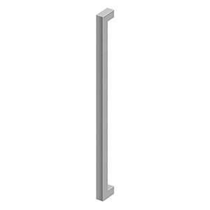 Extra large contemporary single side pull, available in multiple sizes and finishes, ideal for modern cabinetry.