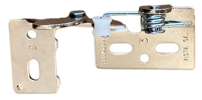 Non Wrap Self Closing Cabinet Hinge - Multiple Finishes - For 1/4" to 5/16" Overlay